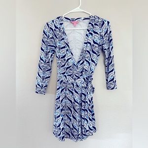 Karlie Wrap Romper in XXS mermaids tail EUC